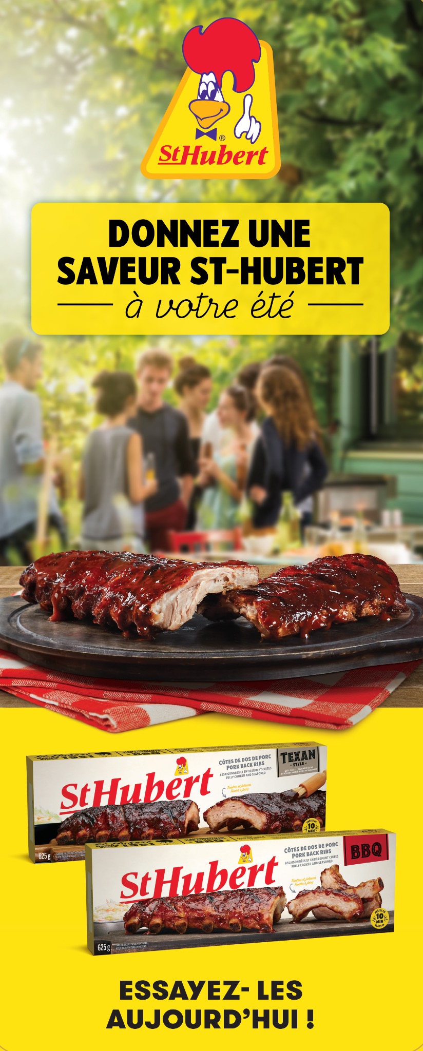 St-Hubert summer vertical retail execution