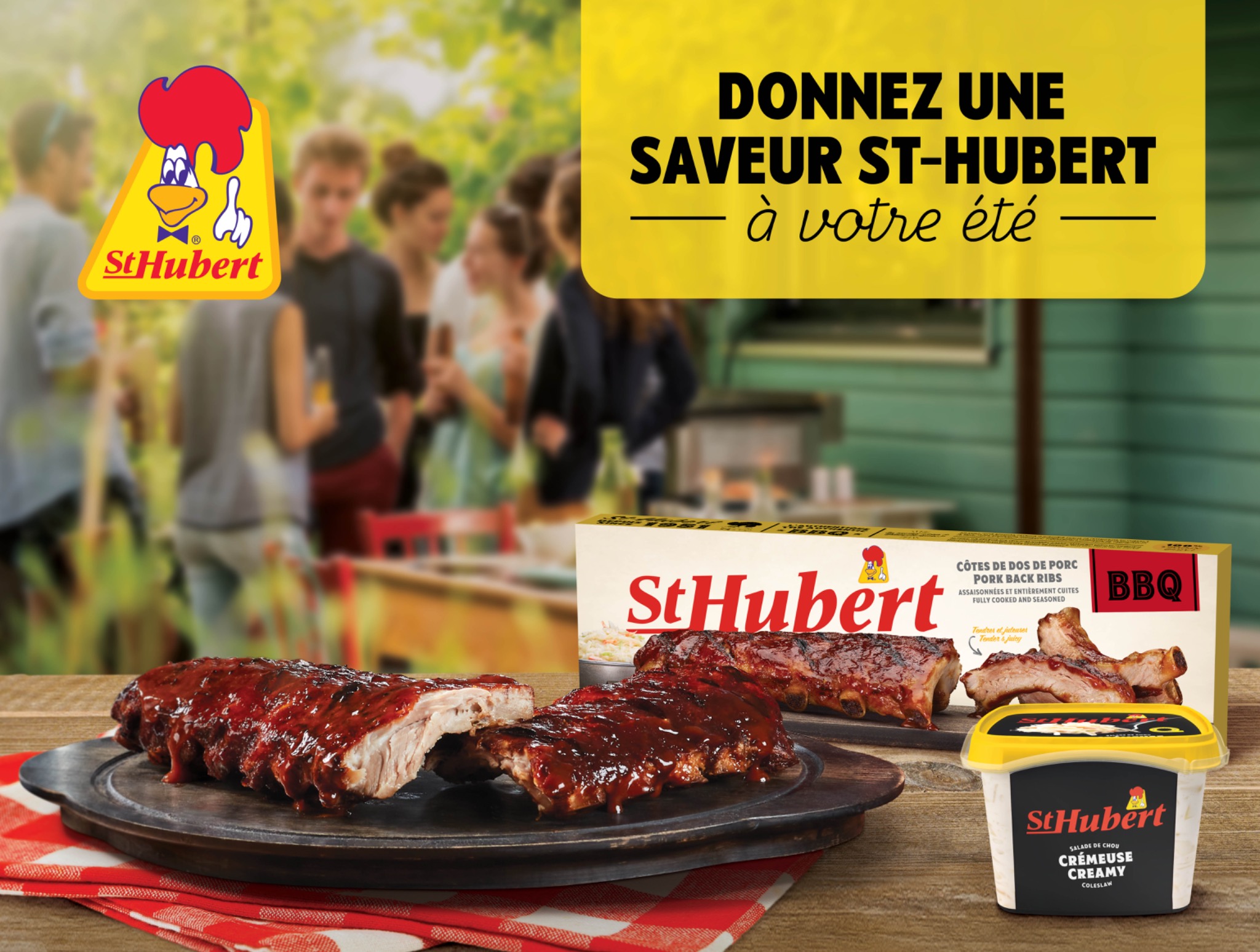 St-Hubert summer campaign key visual